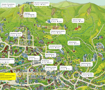 Пансионат «PANinter Hotel&Mineral Spa» Кисловодск — карта расположения
